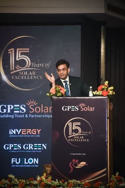 Mr. Sonu Sharma speaking at the event