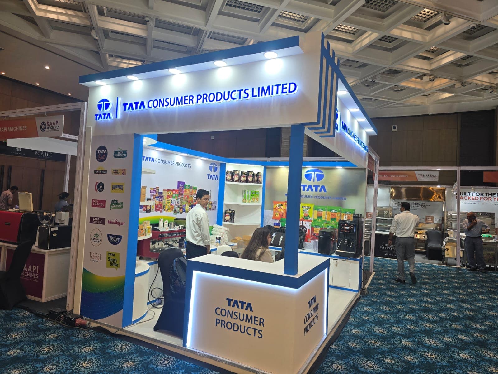 TATA Consumer Products stall design and fabrication by TFC Events